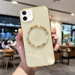 Custodia per telefono in TPU MagSafe con texture CD, For iPhone 13 Pro, For iPhone 13 Pro Max, For iPhone 12 mini