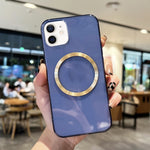 Custodia per telefono in TPU MagSafe con texture CD, For iPhone 12, For iPhone 12 Pro, For iPhone 12 Pro Max