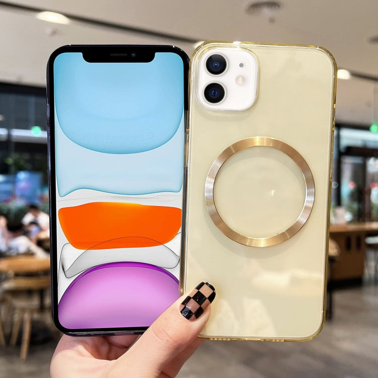 Custodia per telefono in TPU MagSafe con texture CD, For iPhone 11, For iPhone 11 Pro, For iPhone 11 Pro Max