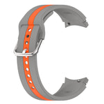 Cinturino in silicone a strisce bicolore, For Samsung Galaxy Watch5 / Watch5 Pro