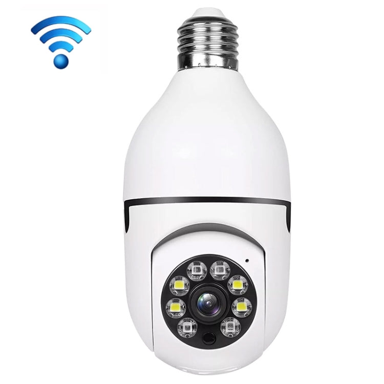 A6 2MP HD Lampadina WiFi Supporto telecamera Rilevazione movimento/Audio bidirezionale/Visione notturna/Carta TF, With 16G Memory Card