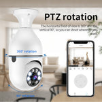 Lampadina WiFi con telecamera 2MP HD e memoria 32GB
