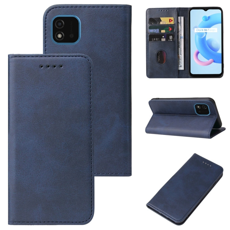 Custodia per telefono in pelle con chiusura magnetica, For Realme 6i India, For Realme C11 2021, For Realme GT2 Pro, For Realme Q2, For Realme Q3i 5G, For Realme Q3t, For Realme X3 SuperZoom, For Realme X7 / Q2 Pro