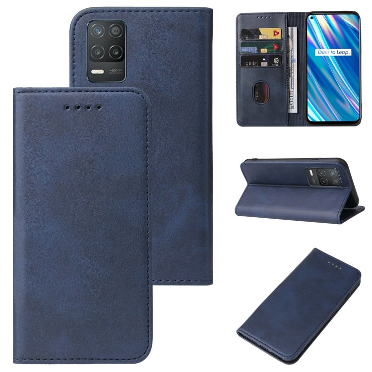 Custodia per telefono in pelle con chiusura magnetica, For Realme 6i India, For Realme C11 2021, For Realme GT2 Pro, For Realme Q2, For Realme Q3i 5G, For Realme Q3t, For Realme X3 SuperZoom, For Realme X7 / Q2 Pro