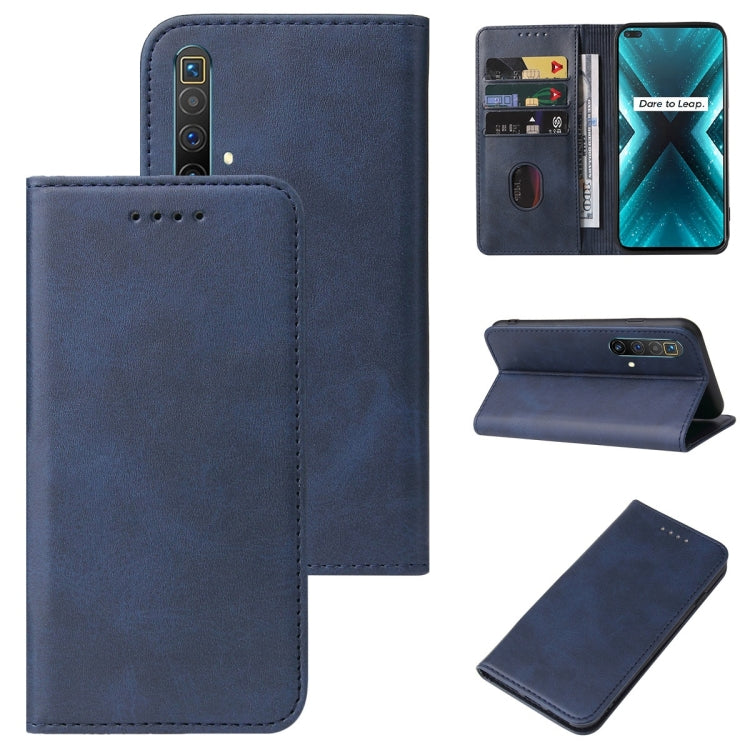 Custodia per telefono in pelle con chiusura magnetica, For Realme 6i India, For Realme C11 2021, For Realme GT2 Pro, For Realme Q2, For Realme Q3i 5G, For Realme Q3t, For Realme X3 SuperZoom, For Realme X7 / Q2 Pro