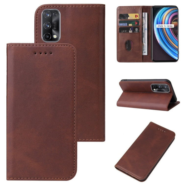 Custodia per telefono in pelle con chiusura magnetica, For Realme 6i India, For Realme C11 2021, For Realme GT2 Pro, For Realme Q2, For Realme Q3i 5G, For Realme Q3t, For Realme X3 SuperZoom, For Realme X7 / Q2 Pro