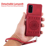 Custodia portafoglio Galaxy S20 con slot carte e portafoto