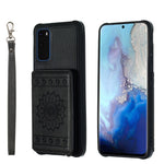 Custodia portafoglio Galaxy S20 con slot carte e portafoto