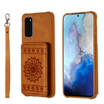 Custodia portafoglio Galaxy S20 con slot carte e portafoto