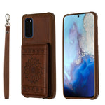 Custodia portafoglio Galaxy S20 con slot carte e portafoto