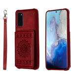Custodia portafoglio Galaxy S20 con slot carte e portafoto