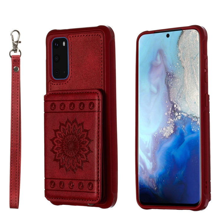 Custodia portafoglio Galaxy S20 con slot carte e portafoto