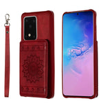 Custodia portafoglio Galaxy S20 con slot carte e portafoto