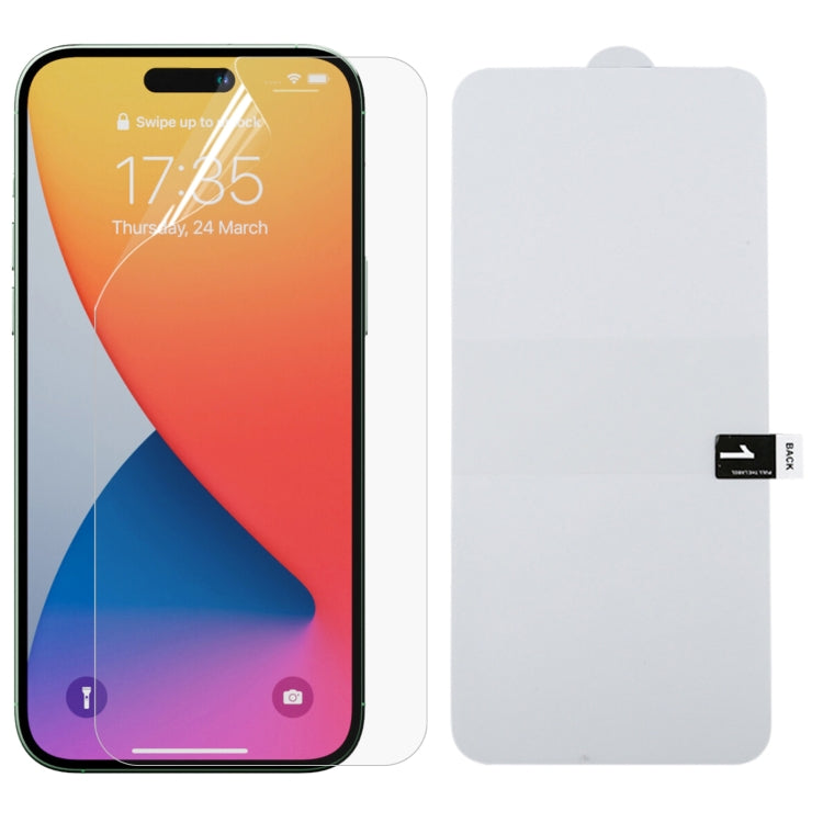 Full Screen Protector Pellicola idrogel antideflagrante, For iPhone 14 Pro Max(1 PC), For iPhone 14 Pro(1 PC)