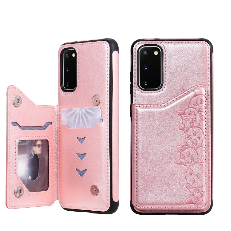 Custodia protettiva con slot carte per Galaxy S20