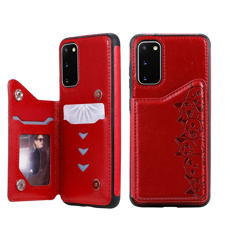 Custodia protettiva con slot carte per Galaxy S20