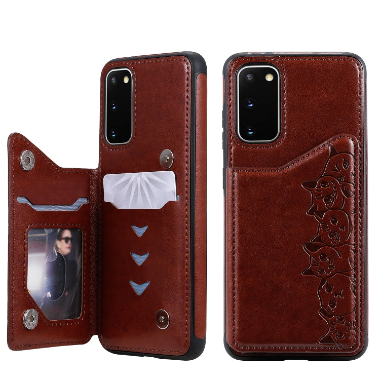 Custodia protettiva con slot carte per Galaxy S20