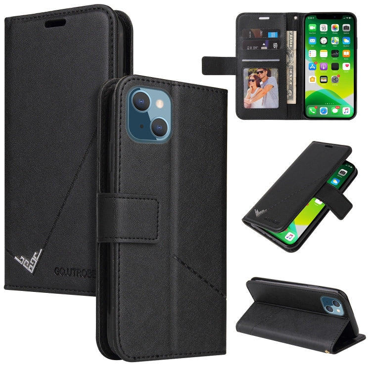 Custodia per telefono in pelle ad angolo retto GQUTROBE, For iPhone 13, For iPhone 13 mini, For iPhone 13 Pro, For iPhone 13 Pro Max