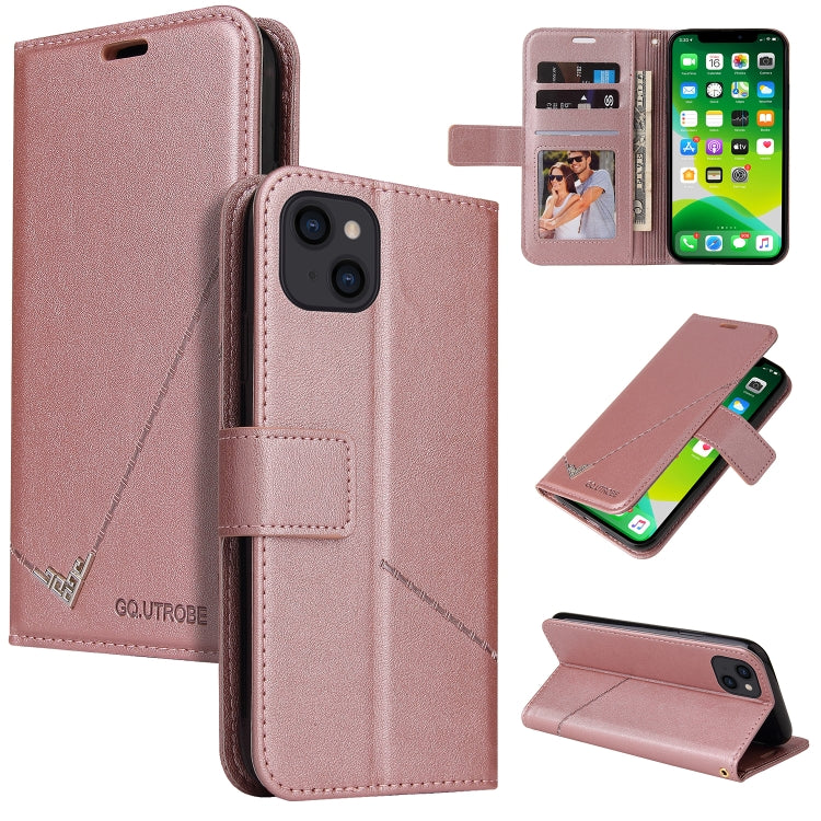 Custodia per telefono in pelle ad angolo retto GQUTROBE, For iPhone 13, For iPhone 13 mini, For iPhone 13 Pro, For iPhone 13 Pro Max