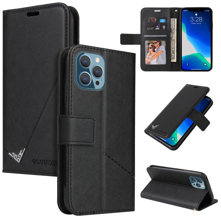 Custodia per telefono in pelle ad angolo retto GQUTROBE, For iPhone 13, For iPhone 13 mini, For iPhone 13 Pro, For iPhone 13 Pro Max