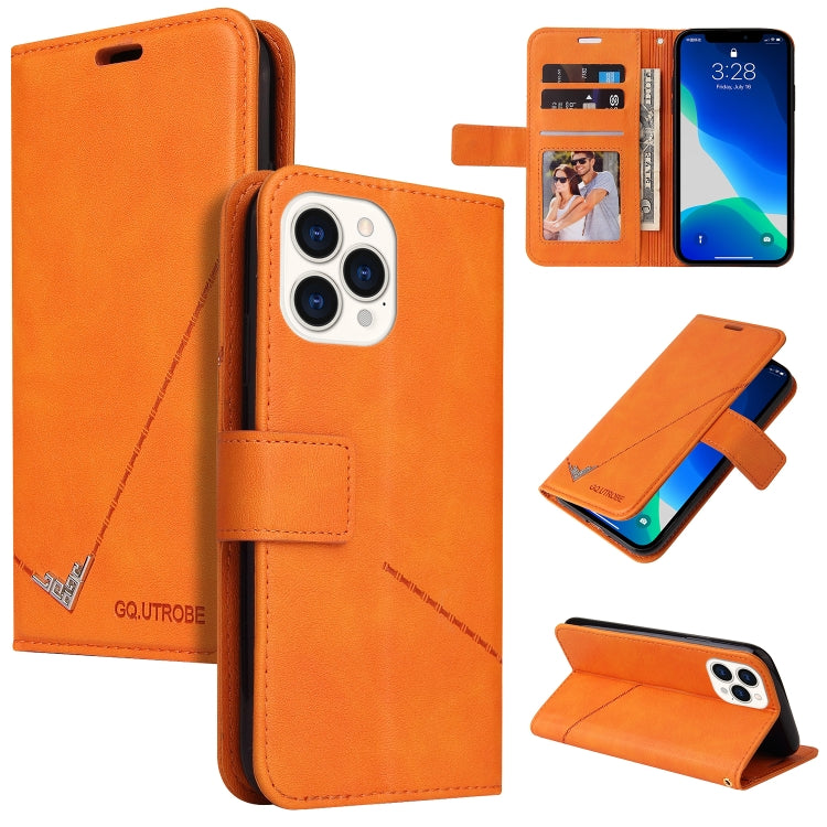 Custodia per telefono in pelle ad angolo retto GQUTROBE, For iPhone 13, For iPhone 13 mini, For iPhone 13 Pro, For iPhone 13 Pro Max