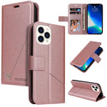 Custodia per telefono in pelle ad angolo retto GQUTROBE, For iPhone 13, For iPhone 13 mini, For iPhone 13 Pro, For iPhone 13 Pro Max