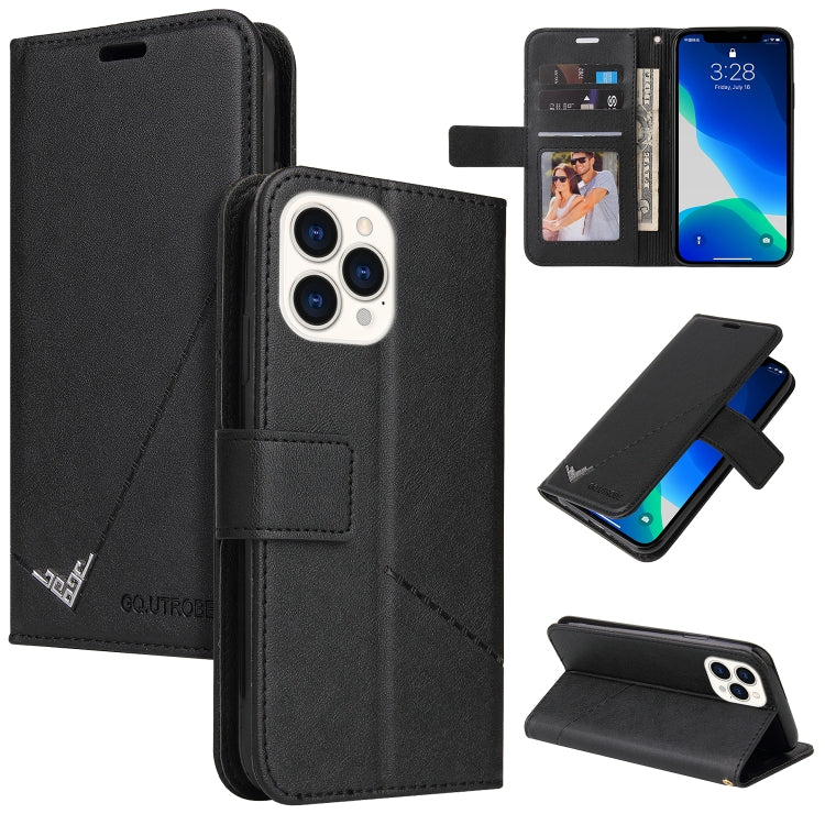 Custodia per telefono in pelle ad angolo retto GQUTROBE, For iPhone 13, For iPhone 13 mini, For iPhone 13 Pro, For iPhone 13 Pro Max