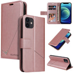 Custodia per telefono in pelle ad angolo retto GQUTROBE, For iPhone 12 mini, For iPhone 12 Pro, For iPhone 12 Pro Max, For iPhone 11
