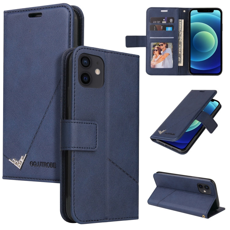 Custodia per telefono in pelle ad angolo retto GQUTROBE, For iPhone 12 mini, For iPhone 12 Pro, For iPhone 12 Pro Max, For iPhone 11