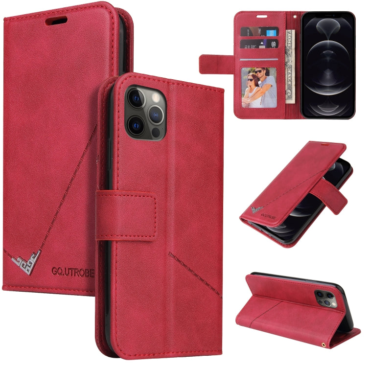 Custodia per telefono in pelle ad angolo retto GQUTROBE, For iPhone 12 mini, For iPhone 12 Pro, For iPhone 12 Pro Max, For iPhone 11