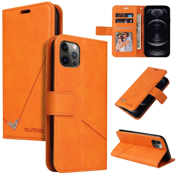 Custodia per telefono in pelle ad angolo retto GQUTROBE, For iPhone 12 mini, For iPhone 12 Pro, For iPhone 12 Pro Max, For iPhone 11