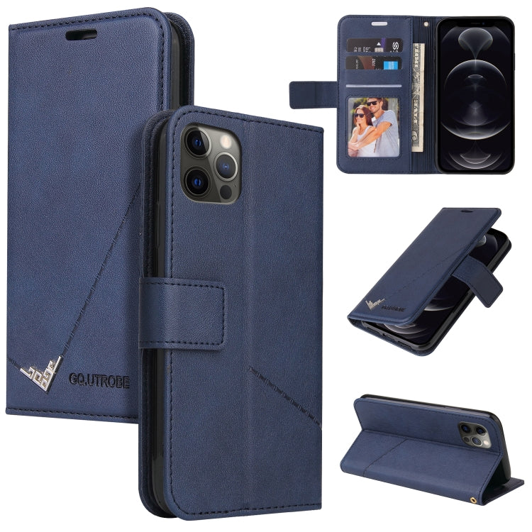 Custodia per telefono in pelle ad angolo retto GQUTROBE, For iPhone 12 mini, For iPhone 12 Pro, For iPhone 12 Pro Max, For iPhone 11