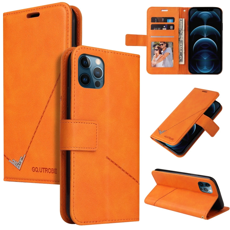 Custodia per telefono in pelle ad angolo retto GQUTROBE, For iPhone 12 mini, For iPhone 12 Pro, For iPhone 12 Pro Max, For iPhone 11