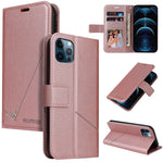 Custodia per telefono in pelle ad angolo retto GQUTROBE, For iPhone 12 mini, For iPhone 12 Pro, For iPhone 12 Pro Max, For iPhone 11