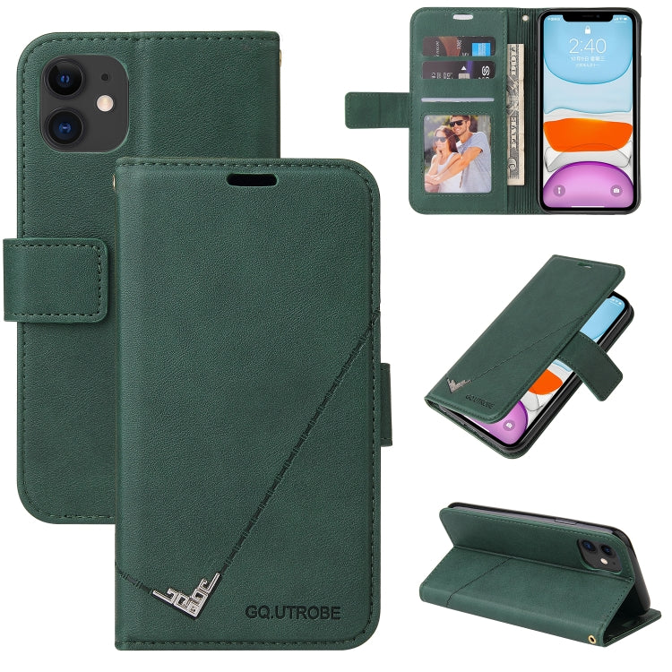 Custodia per telefono in pelle ad angolo retto GQUTROBE, For iPhone 12 mini, For iPhone 12 Pro, For iPhone 12 Pro Max, For iPhone 11