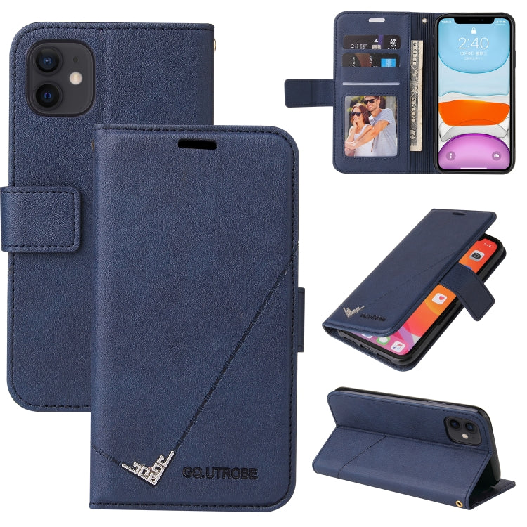 Custodia per telefono in pelle ad angolo retto GQUTROBE, For iPhone 12 mini, For iPhone 12 Pro, For iPhone 12 Pro Max, For iPhone 11