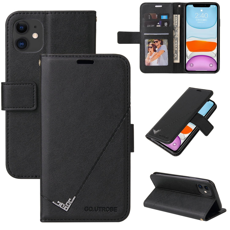 Custodia per telefono in pelle ad angolo retto GQUTROBE, For iPhone 12 mini, For iPhone 12 Pro, For iPhone 12 Pro Max, For iPhone 11