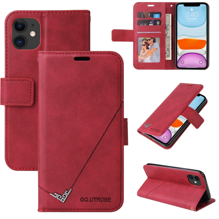 Custodia per telefono in pelle ad angolo retto GQUTROBE, For iPhone 11 Pro, For iPhone 11 Pro Max, For iPhone X / XS, For iPhone XR