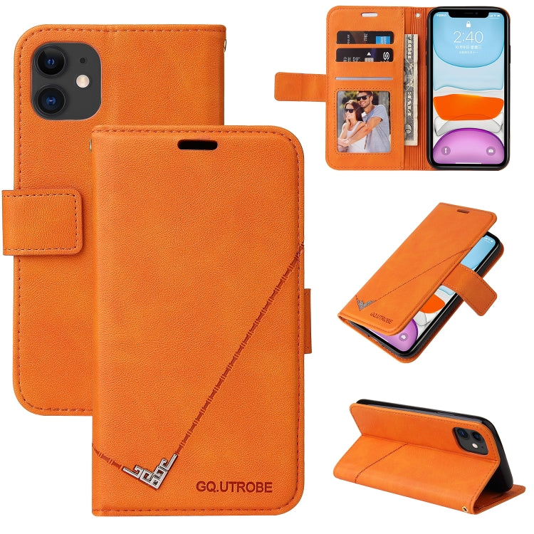 Custodia per telefono in pelle ad angolo retto GQUTROBE, For iPhone 11 Pro, For iPhone 11 Pro Max, For iPhone X / XS, For iPhone XR