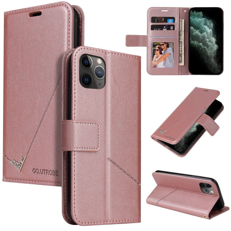 Custodia per telefono in pelle ad angolo retto GQUTROBE, For iPhone 11 Pro, For iPhone 11 Pro Max, For iPhone X / XS, For iPhone XR