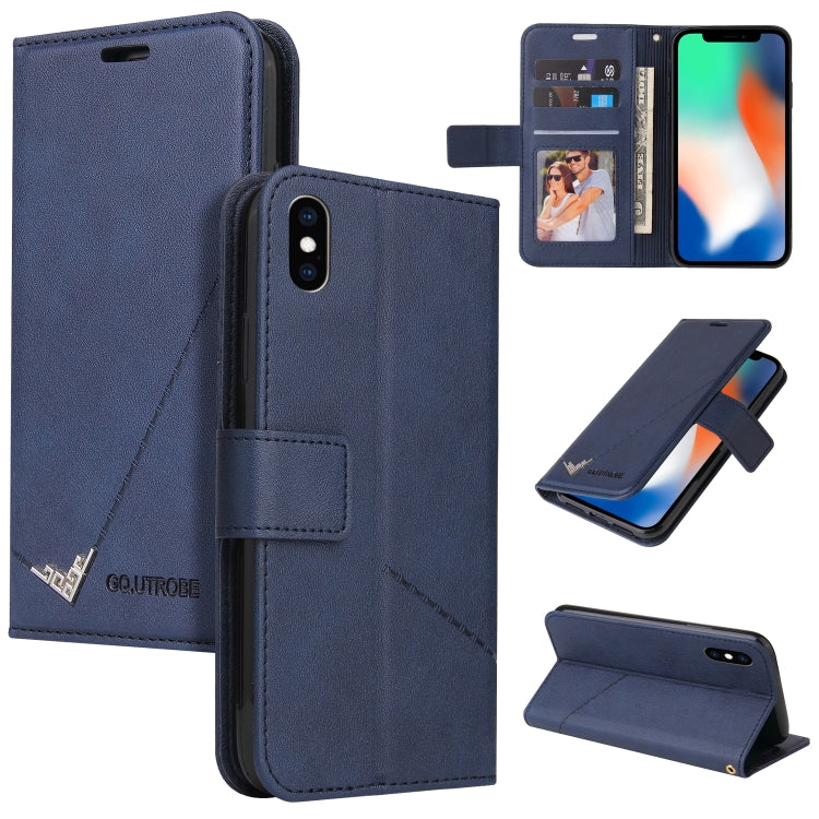 Custodia per telefono in pelle ad angolo retto GQUTROBE, For iPhone 11 Pro, For iPhone 11 Pro Max, For iPhone X / XS, For iPhone XR
