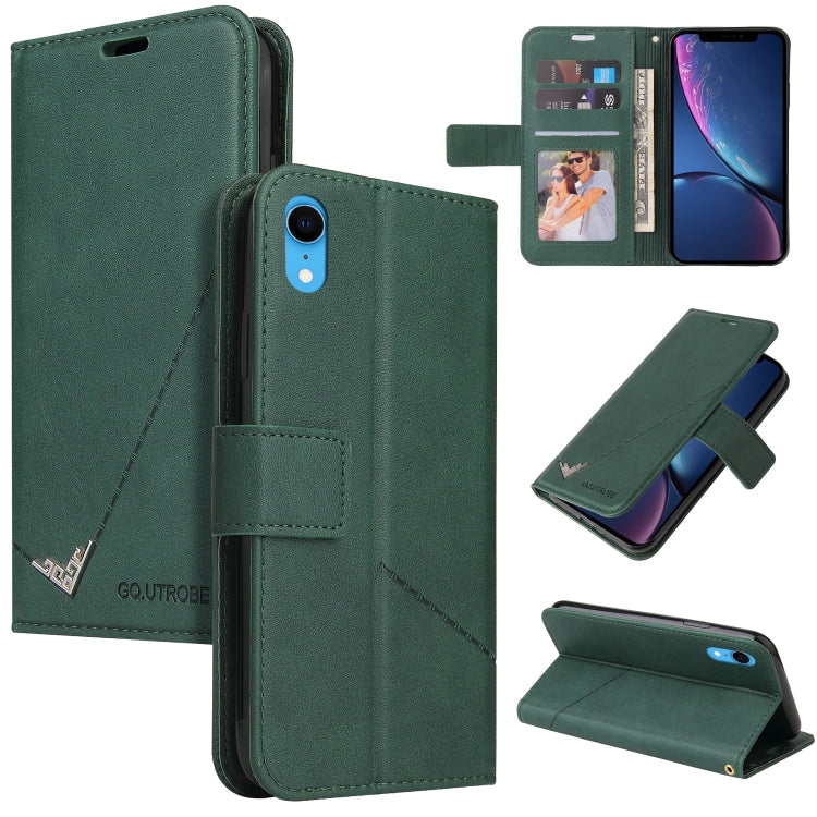Custodia per telefono in pelle ad angolo retto GQUTROBE, For iPhone 11 Pro, For iPhone 11 Pro Max, For iPhone X / XS, For iPhone XR