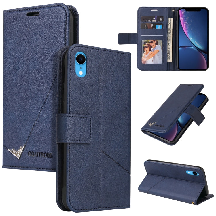 Custodia per telefono in pelle ad angolo retto GQUTROBE, For iPhone 11 Pro, For iPhone 11 Pro Max, For iPhone X / XS, For iPhone XR