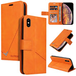 Custodia per telefono in pelle ad angolo retto GQUTROBE, For iPhone XS Max, For iPhone 7 Plus / 8 Plus, For iPhone 6 Plus / 6s Plus, For iPhone 6 / 6S