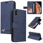 Custodia per telefono in pelle ad angolo retto GQUTROBE, For iPhone XS Max, For iPhone 7 Plus / 8 Plus, For iPhone 6 Plus / 6s Plus, For iPhone 6 / 6S