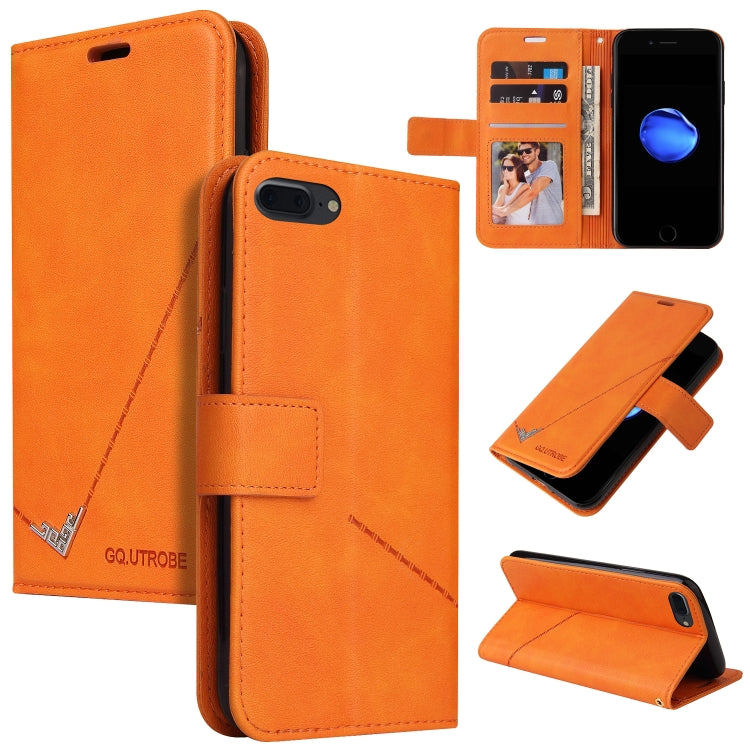 Custodia per telefono in pelle ad angolo retto GQUTROBE, For iPhone XS Max, For iPhone 7 Plus / 8 Plus, For iPhone 6 Plus / 6s Plus, For iPhone 6 / 6S