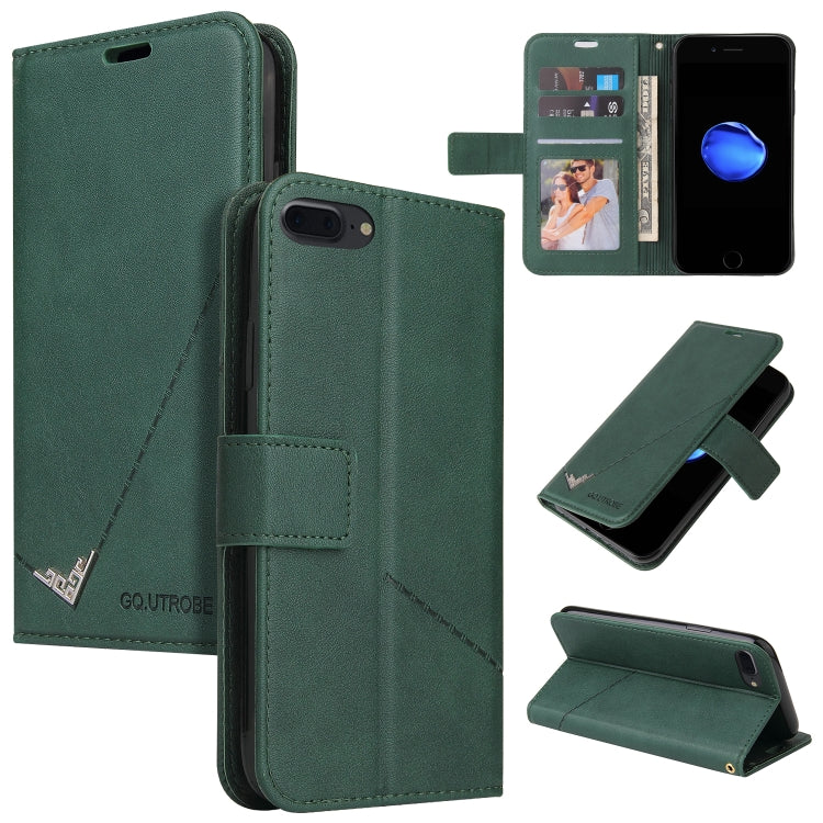 Custodia per telefono in pelle ad angolo retto GQUTROBE, For iPhone XS Max, For iPhone 7 Plus / 8 Plus, For iPhone 6 Plus / 6s Plus, For iPhone 6 / 6S