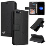 Custodia per telefono in pelle ad angolo retto GQUTROBE, For iPhone XS Max, For iPhone 7 Plus / 8 Plus, For iPhone 6 Plus / 6s Plus, For iPhone 6 / 6S