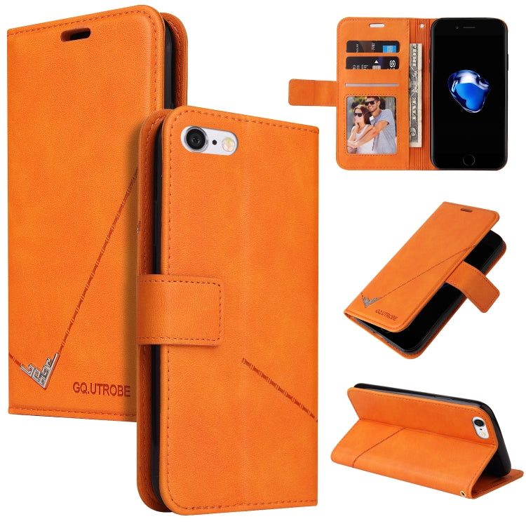 Custodia per telefono in pelle ad angolo retto GQUTROBE, For iPhone 7 / 8 / SE 2020 / SE 2022