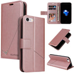 Custodia per telefono in pelle ad angolo retto GQUTROBE, For iPhone 7 / 8 / SE 2020 / SE 2022